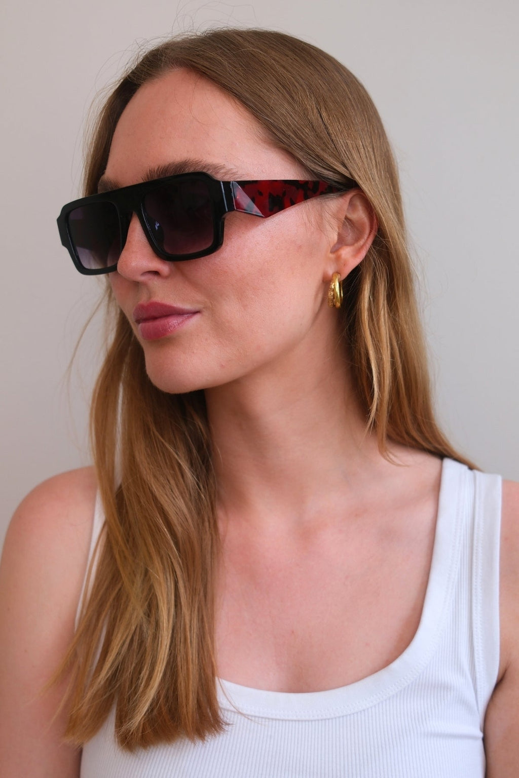 Nova Sonnenbrille - Schwarz/Leopard