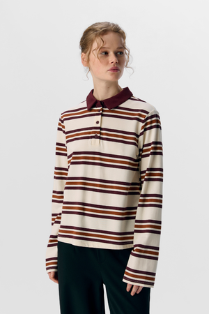 Nana L/S Polo Top - Java