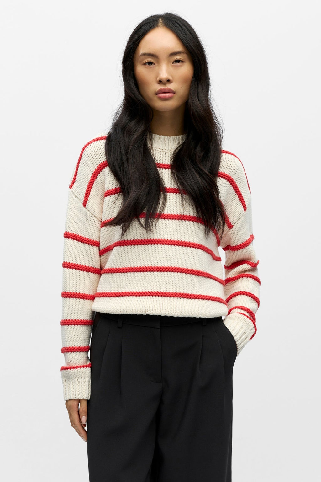 Oda Strickpullover – Birke Weihnachtsstern