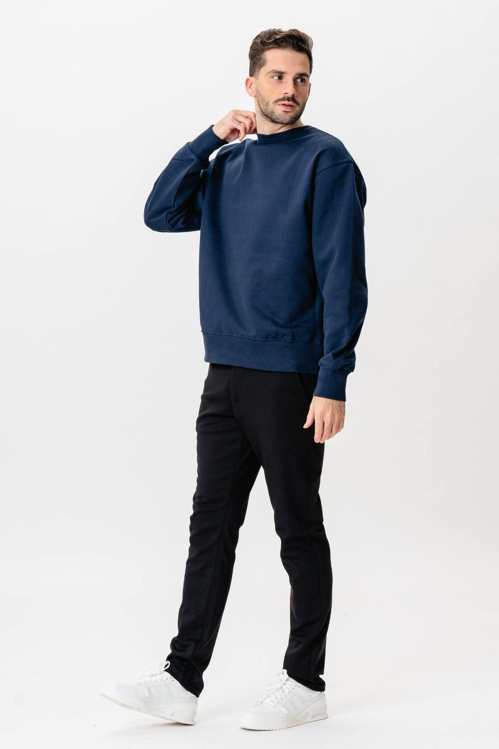 Schwere Crewneck - Marine