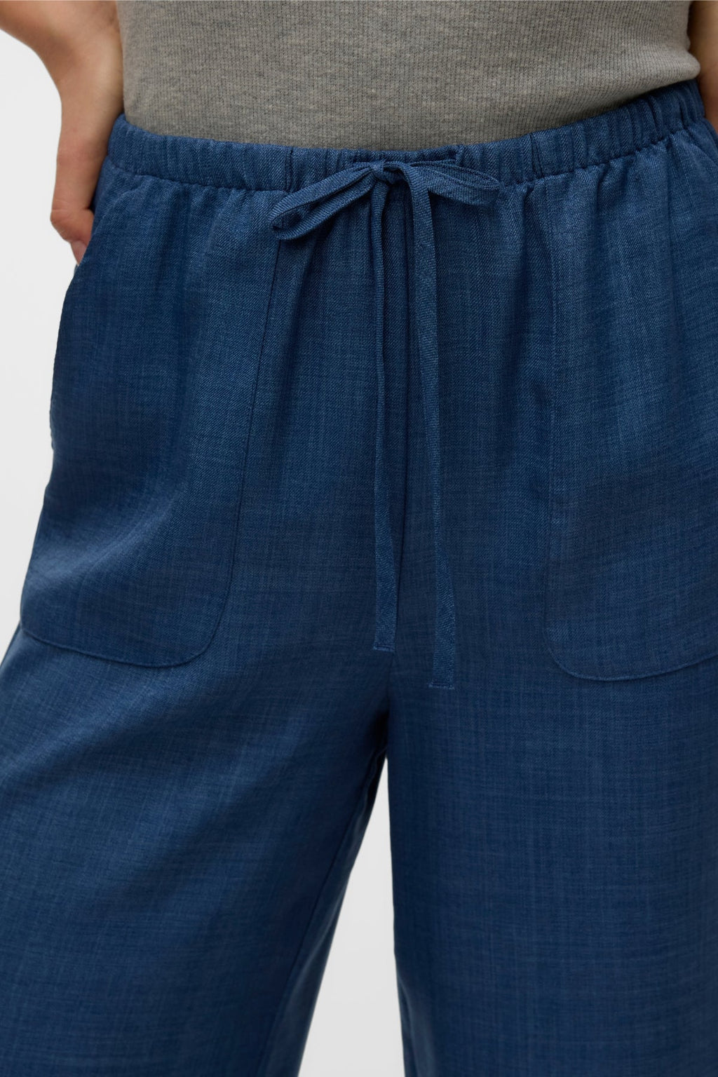 Melaney Loose Pant – Dark Denim Melange