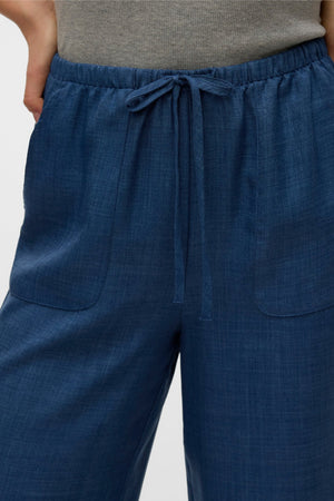 Melaney Loose Pant – Dark Denim Melange