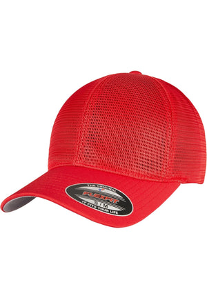 Flexfit 360 OmniMesh Cap - Rot