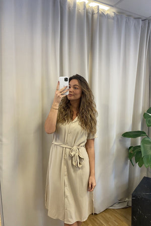 Olivia Kleid - weißer Pfeffer