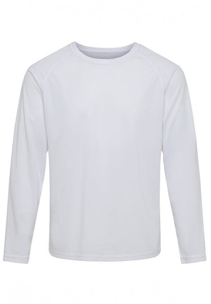 Longsleeve Training T -Shirt - Weiß