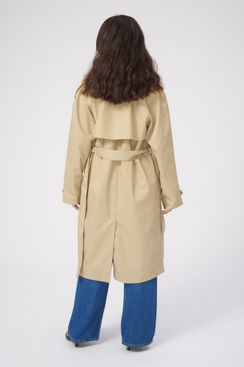 Linea trenchcoat - Beige - TeeShoppen - Sand/Beige