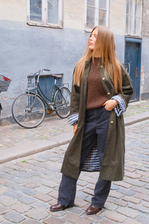 Livia Trenchcoat - Oliv