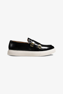 Loafers Leder Trense - Schwarz