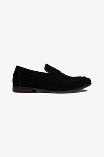 Loafers Wildleder - Schwarz