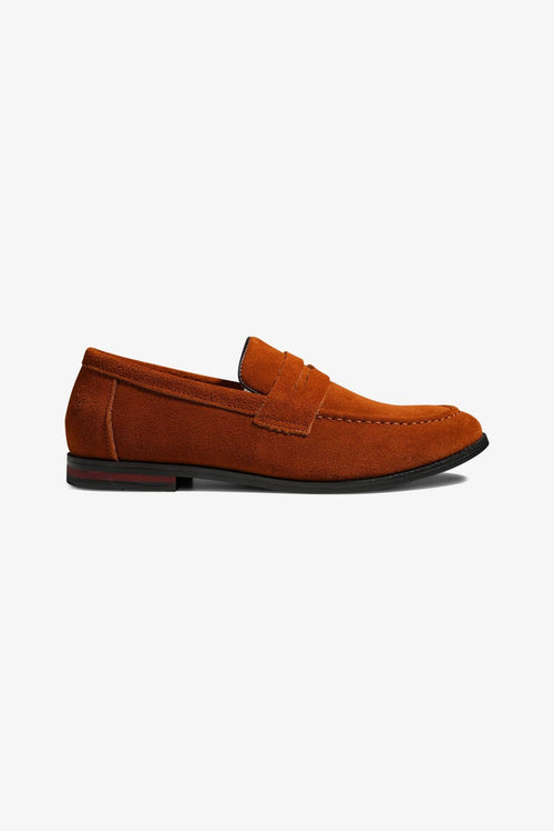 Loafers Suede - Brown - TeeShoppen Group™