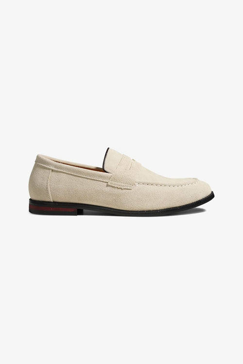 Loafers Suede - Grey - TeeShoppen Group™