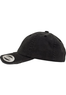 Low Profile Destroyed Cap - Schwarz