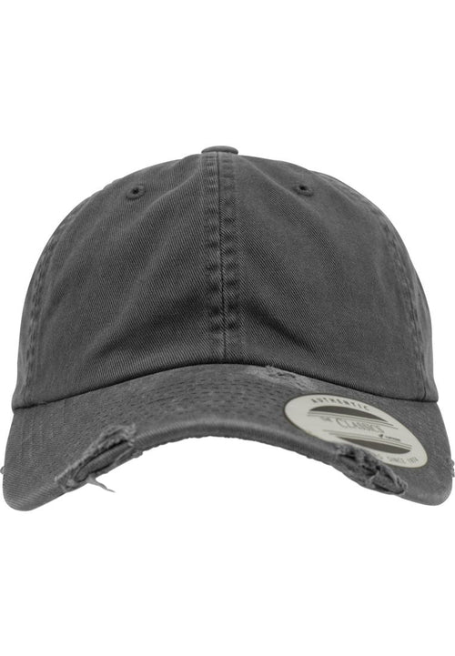 Low Profile Destroyed Cap - Dark Grey - TeeShoppen Group™ - Accessories - TeeShoppen