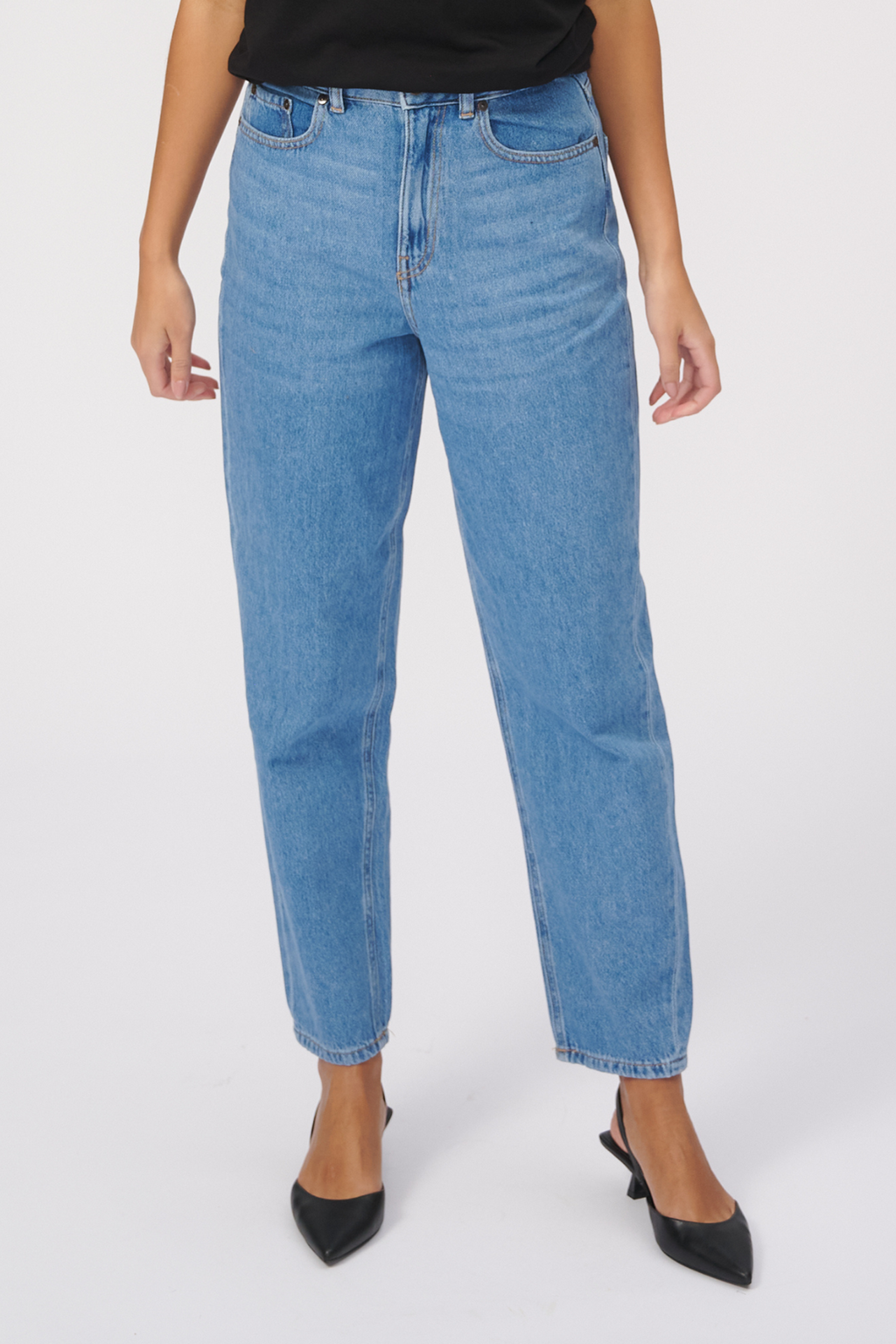 The Original Performance Mama Jeans - hellblauer Denim