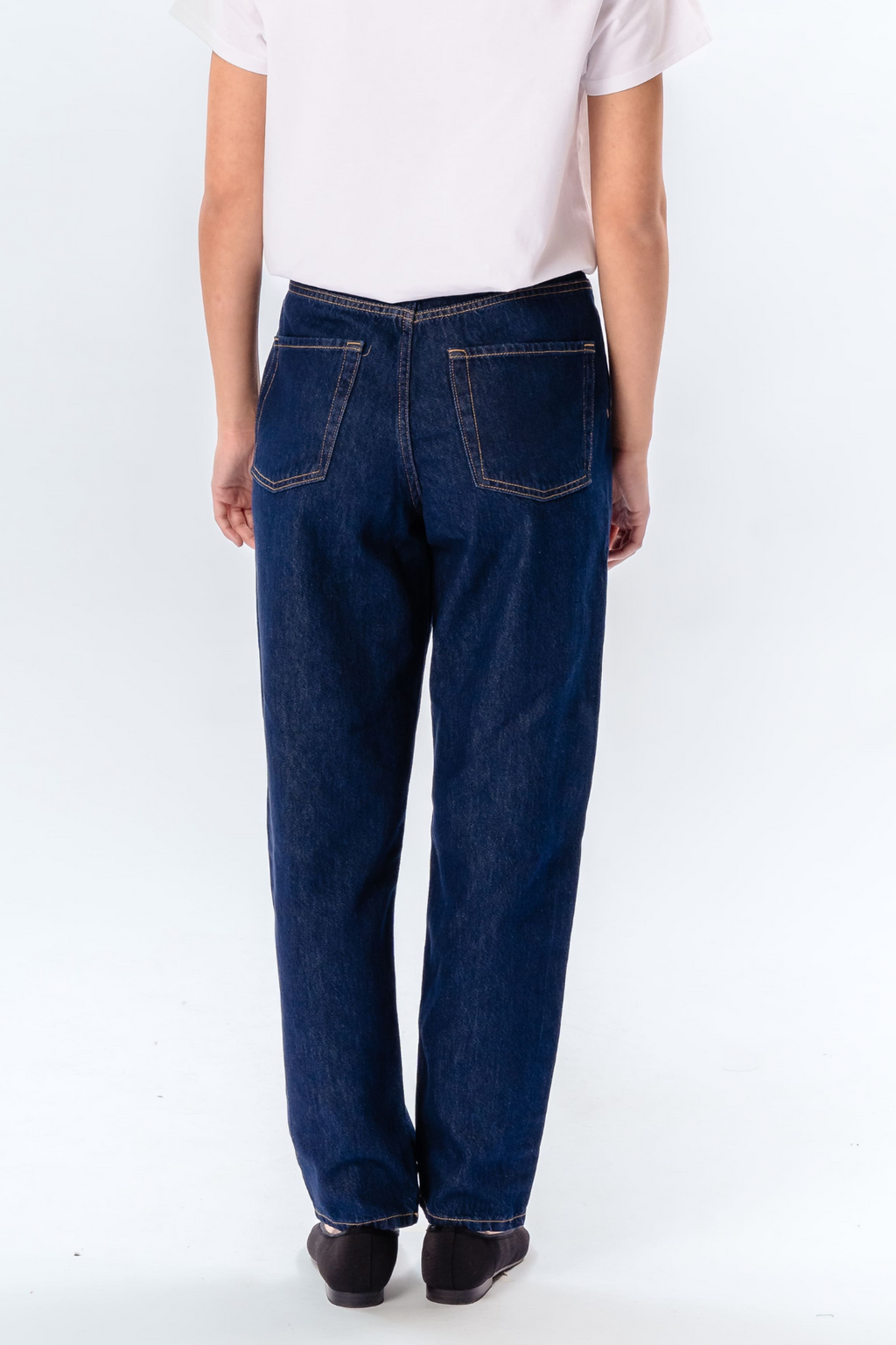 The Original Performance Mom Jeans - Dunkelblauer Denim