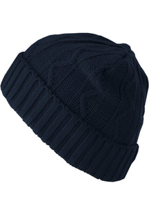 Next Beanie Cable Flap - Navy