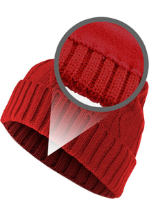 Next Beanie Cable Flap - Rot