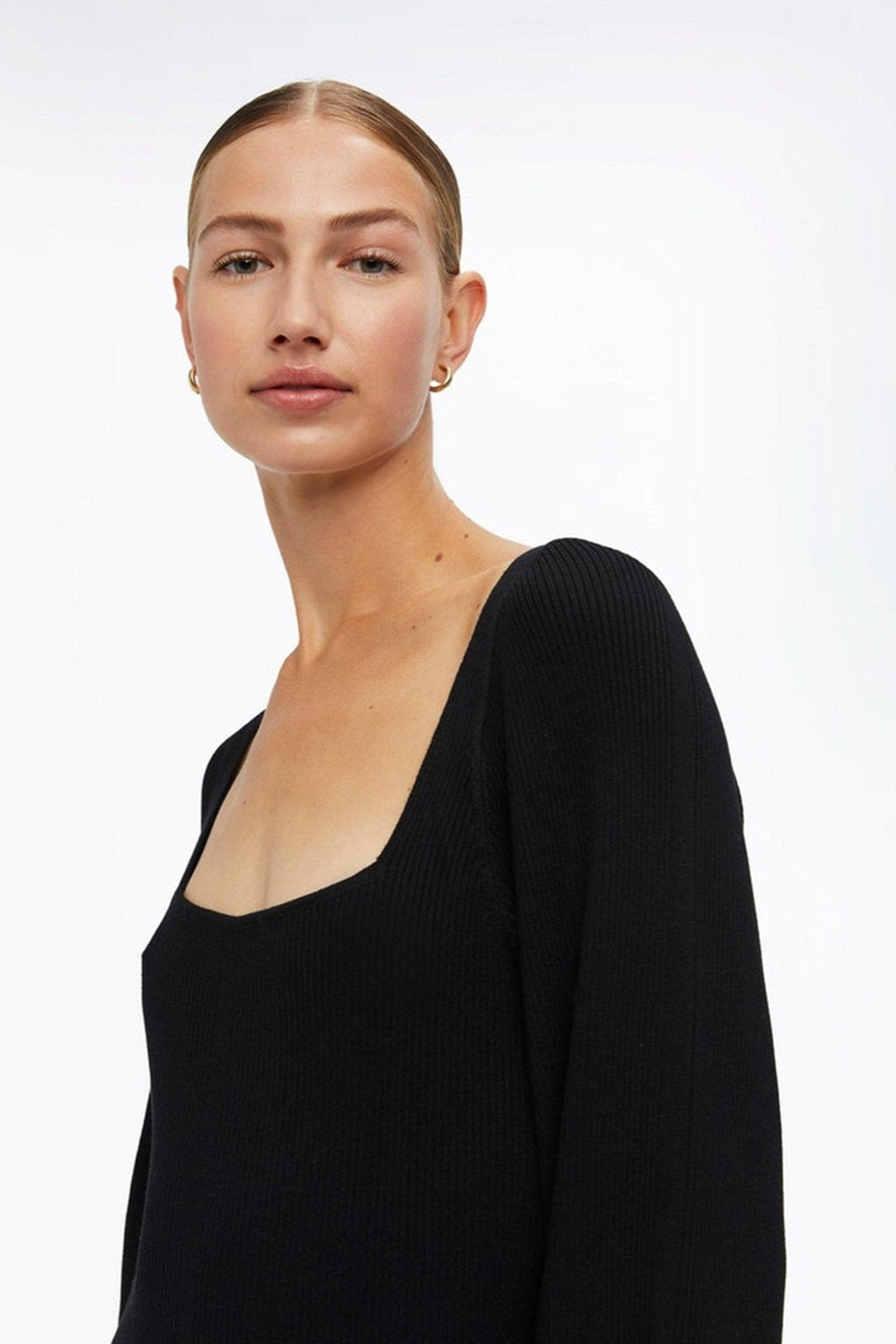 Agnes Strickkleid - schwarz