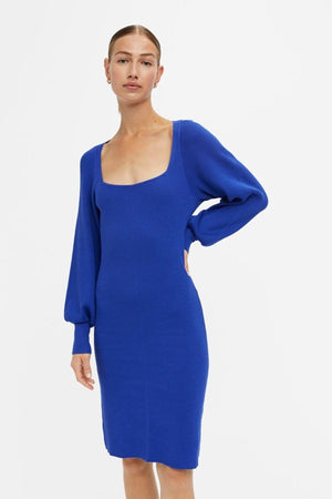 Agnes Strik Kjole - Clematis -blau