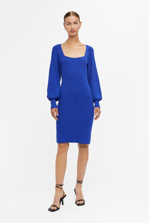Agnes Strik Kjole - Clematis -blau