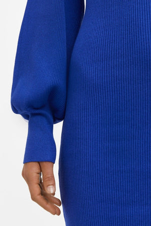 Agnes Strik Kjole - Clematis -blau