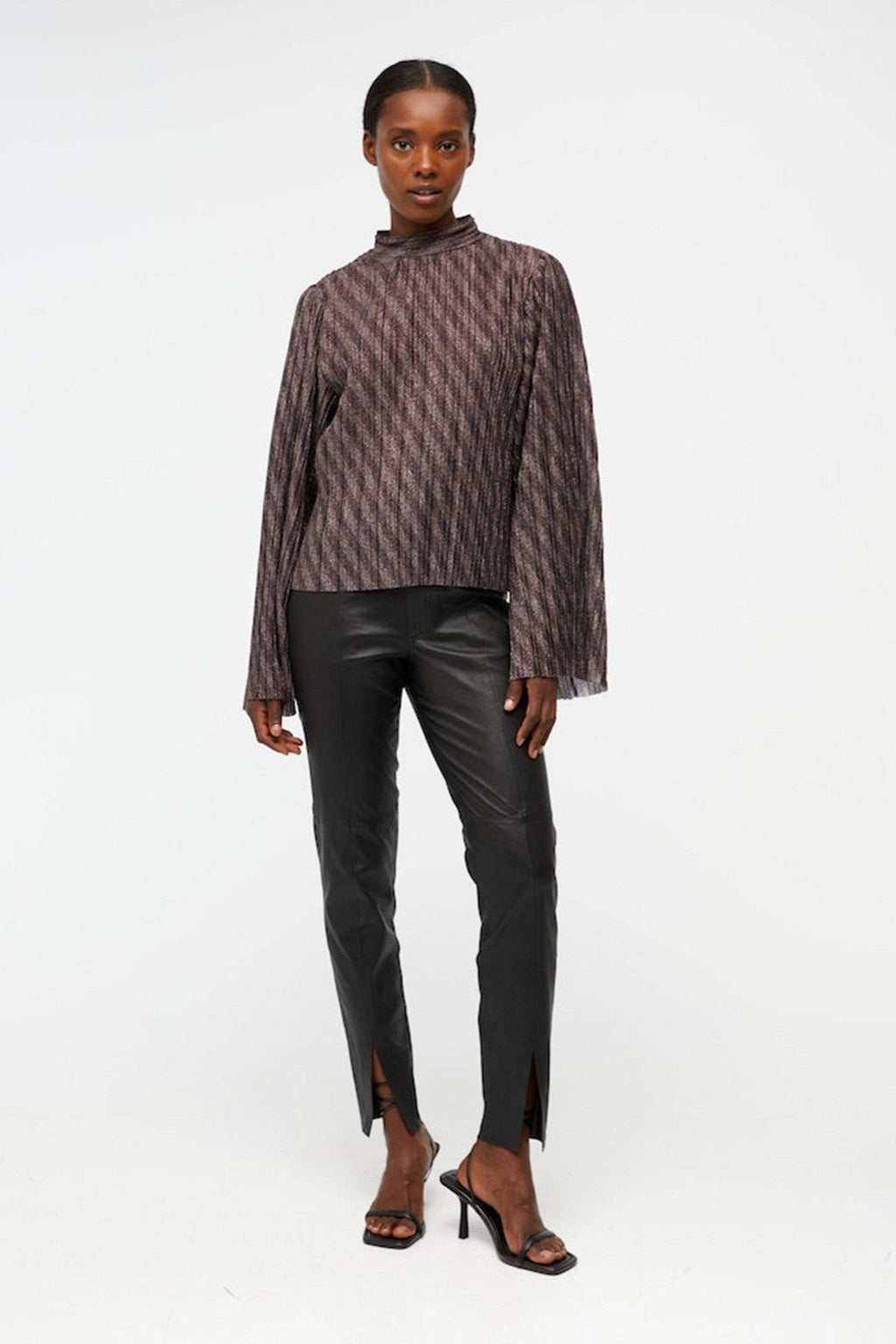 Lux Langærmet Bluse - sortieren