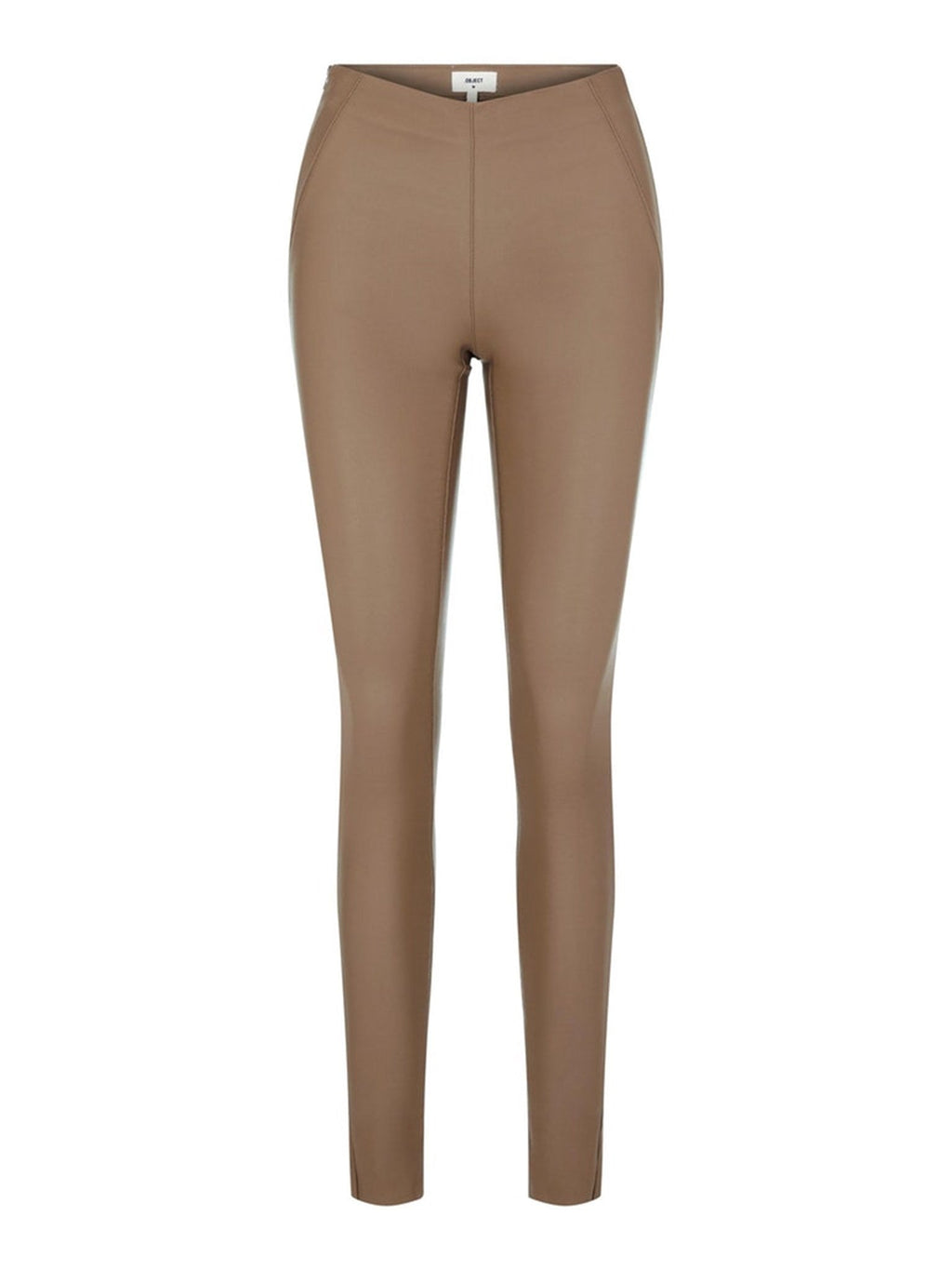 Belle beschichtete Leggings - Beige