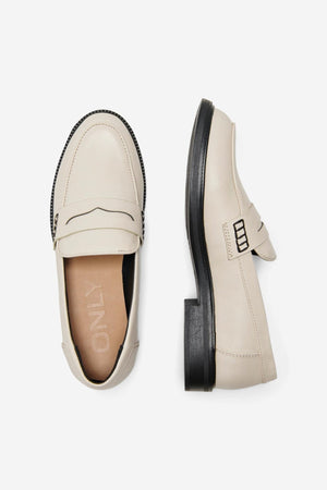 Lux Loafer Sko - Weißer Rauch