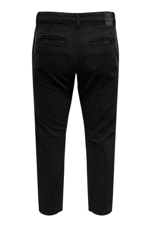 Avi Beam Chino Twill Pants - Schwarz