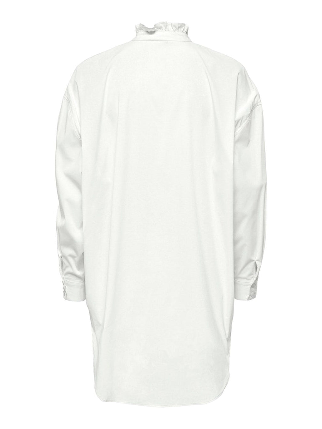 Sofia Frill Bluse - hellweiß