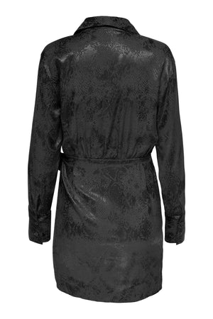 Alice Langærmet Mini Kjole - Sortier