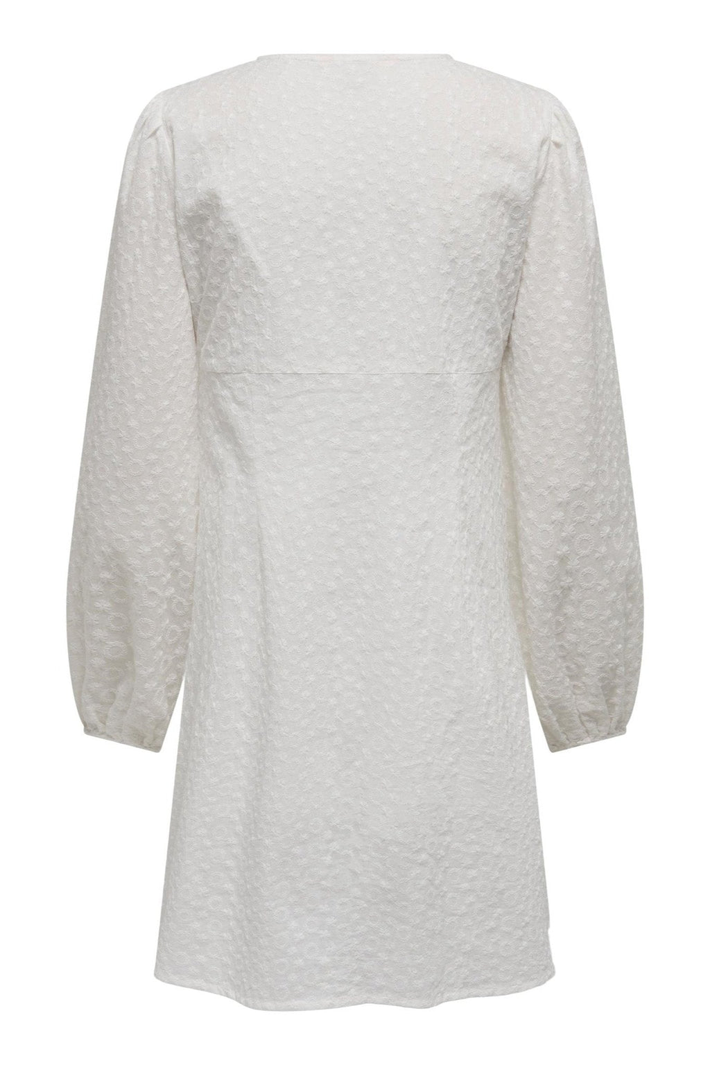 Freya V -Neck Kjole - Cloud Dancer