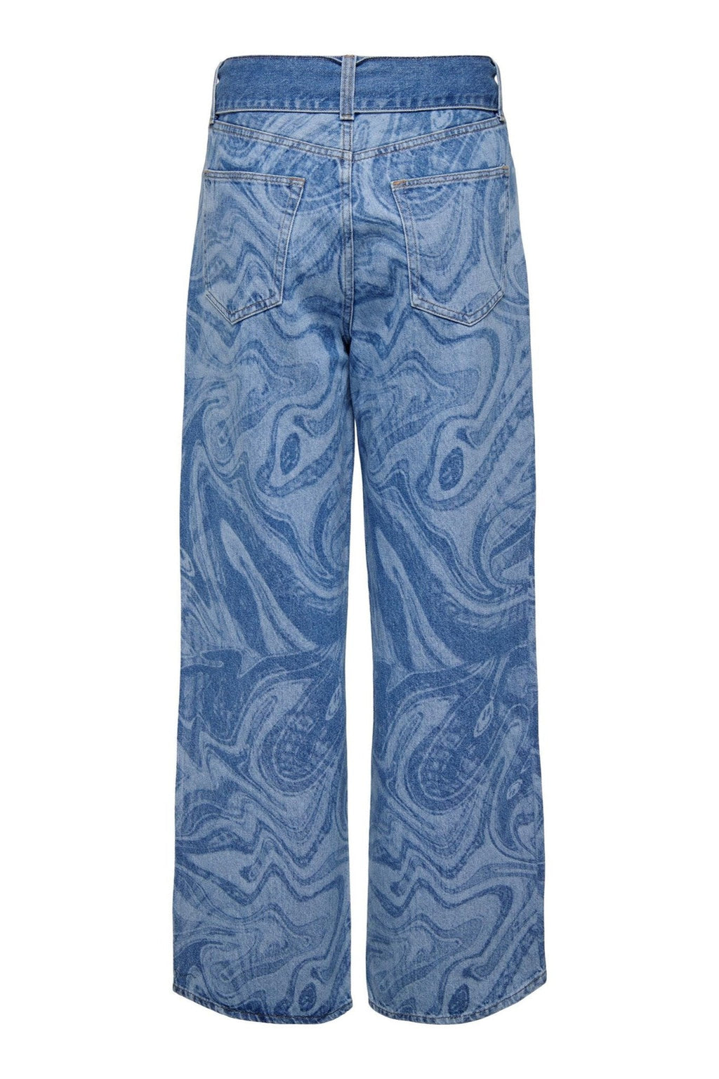 Esther Hope Print - mittelblauer Denim