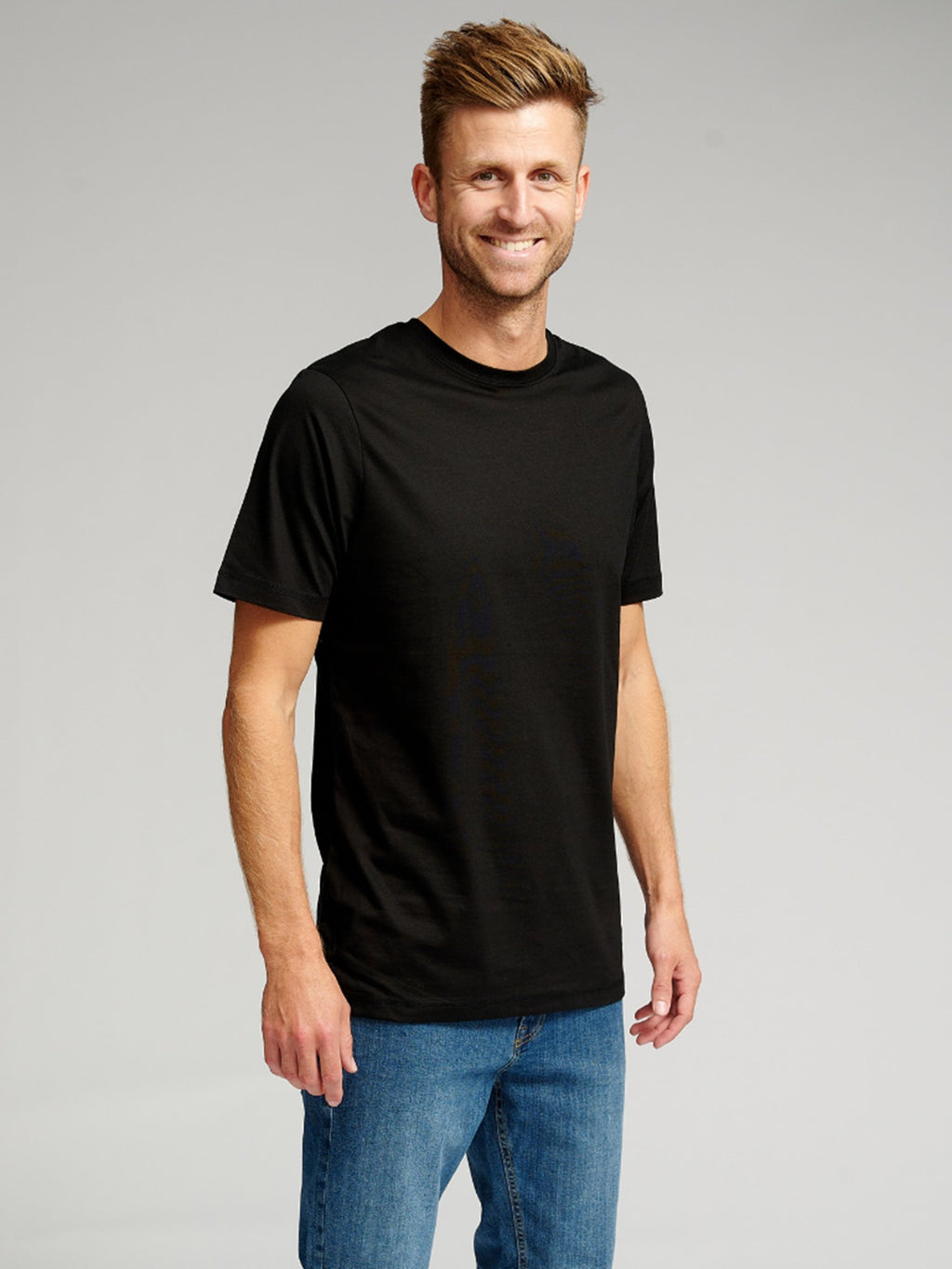 Bio -Basis -T -Shirt - Schwarz