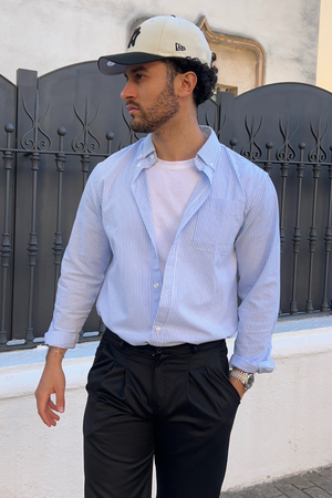 The Original Performance Oxford -Hemd - hellblau/weiß