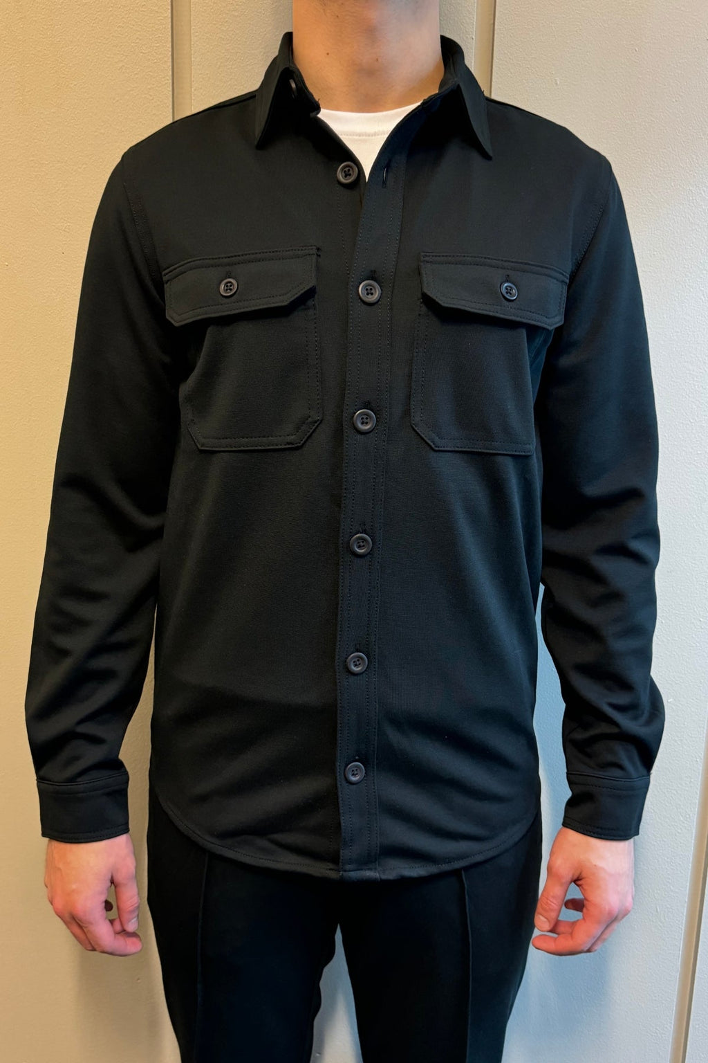 Performance Regular Overshirt - Schwarz