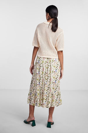 Laya Strick Polo - Weißer Rauch