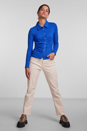 Maki Bluse - Prinzessin Blau