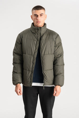 Pufferjacke - Olive