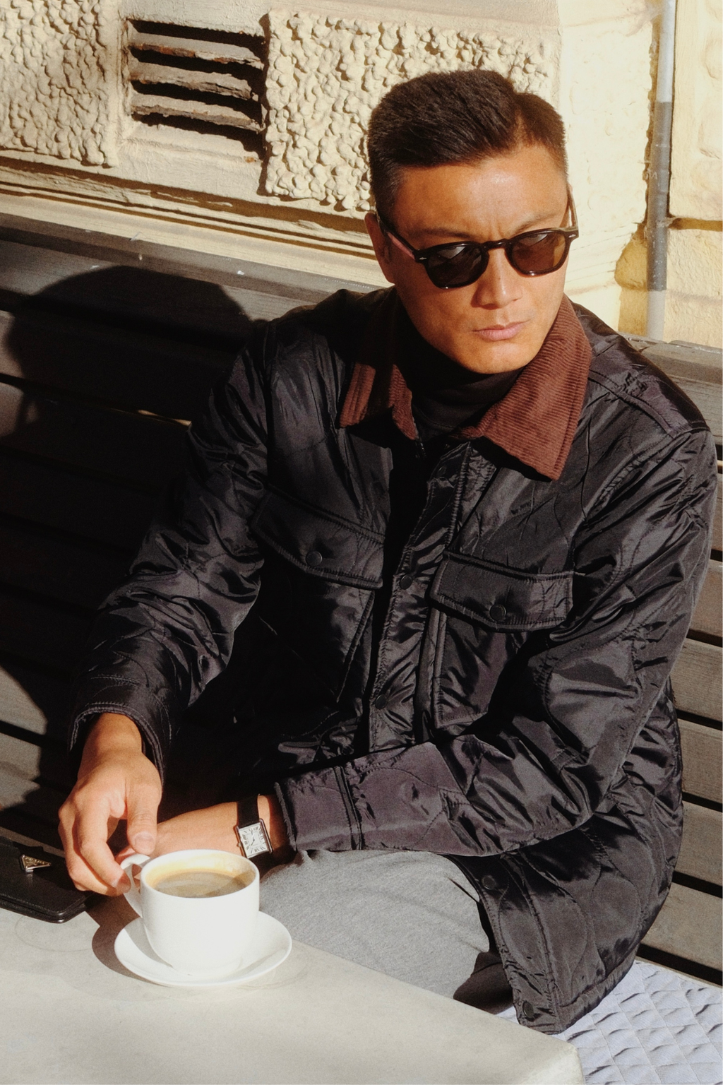 Steppjacke - Schwarz