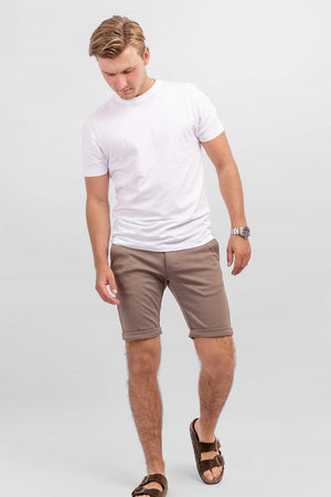 Chino Shorts - Walnuss