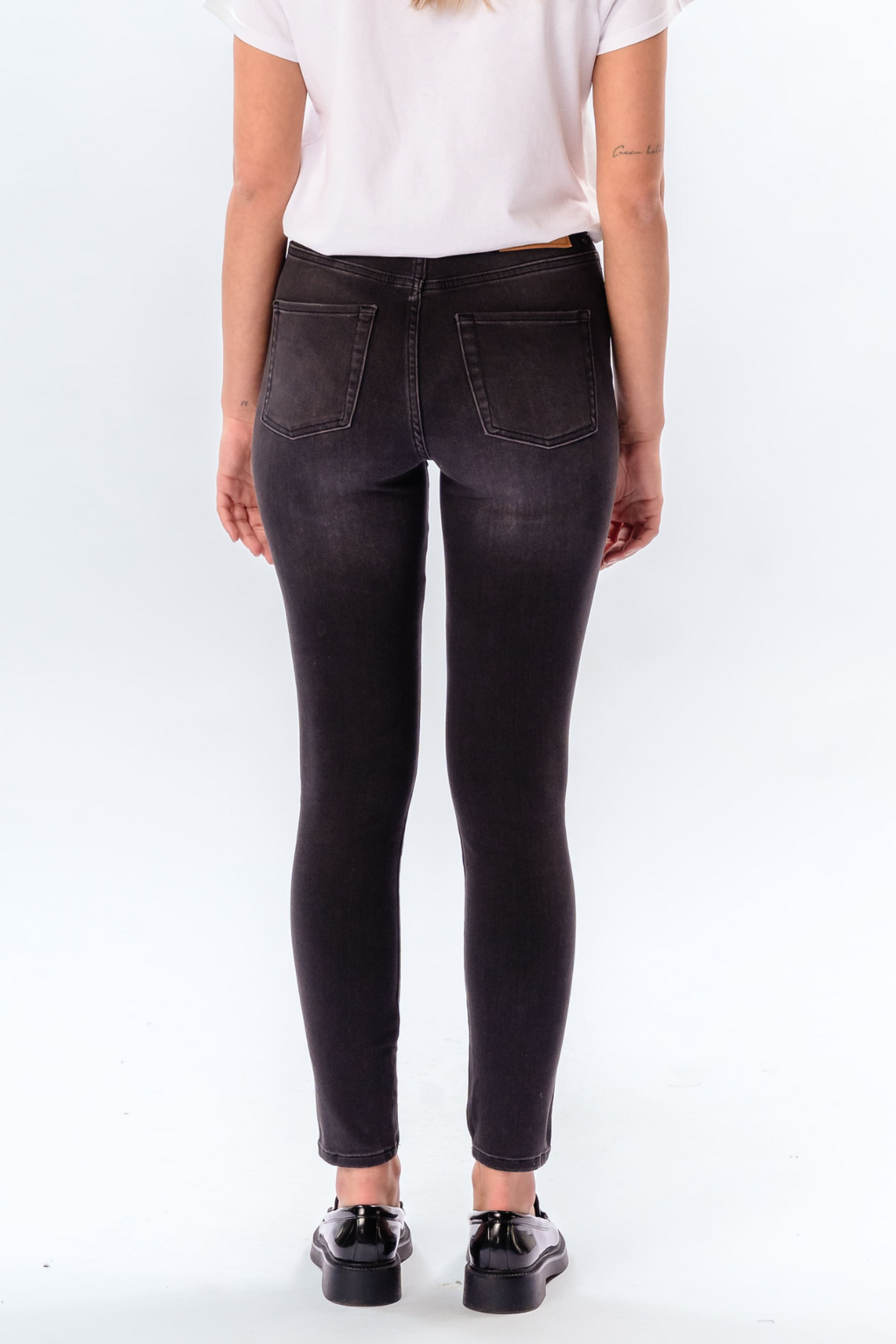 The Original Performance Skinny Jeans - schwarzer Denim gewaschen
