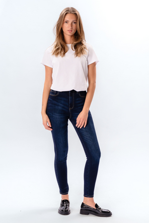 The Original Performance Röhrenjeans - dunkelblauer Jeans