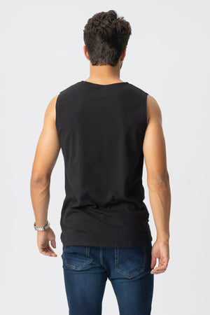 Sleeveless Tee - Black - TeeShoppen Group™