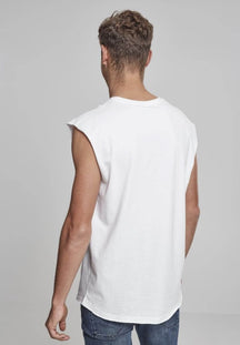 Ärmelloses T -Shirt - Weiß