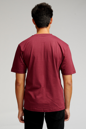 Oversized T -Shirt - Burgund