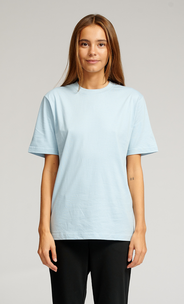 Oversized T -Shirt - hellblau (Damen)