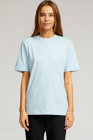 Oversized T -Shirt - hellblau (Damen)