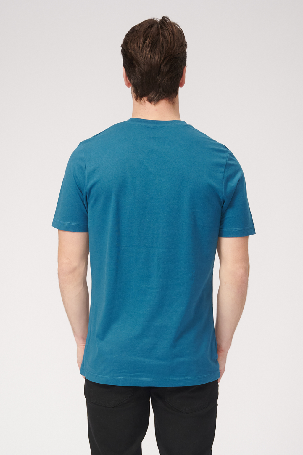 Basic Vneck T -Shirt - Erdölblau