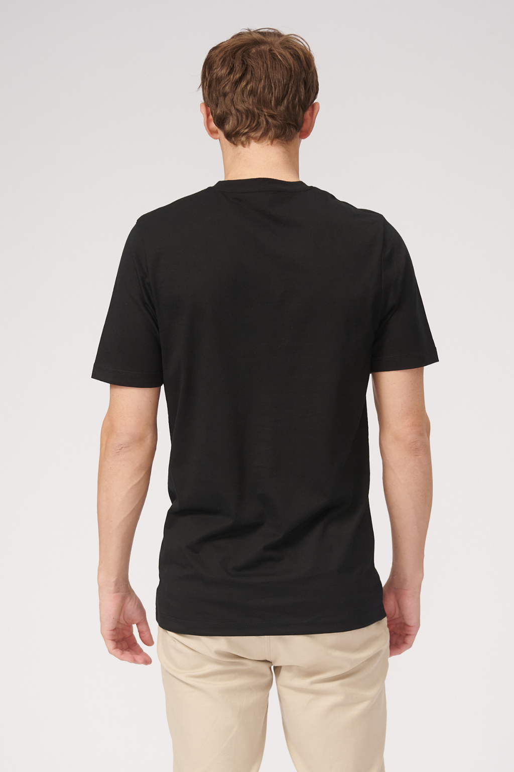 Basic Vneck T -Shirt - schwarz